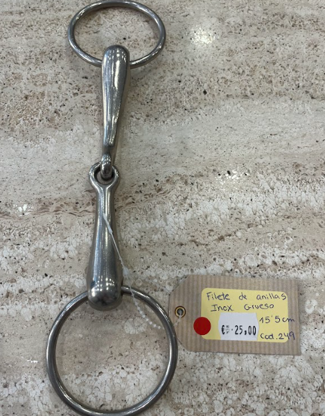 FILETE DE ANILLAS INOXIDABLE GRUESO 15.5 CM